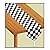 Printed Checkered Table Runner