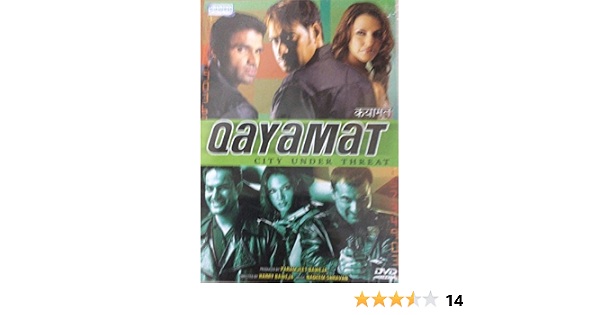 Amazon Com Qayamat City Under Threat Ajay Devgan Sunil Shetty Riya Sen New Single Dvd Hindi Film With English Subtitles Movies Tv