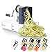 Spiralizer Vegetable Slicer: Lynworth Ultimate 8-Blade: Best Spiral Slicer, Strongest, Heaviest Duty Veggie Pasta Spaghetti Maker for Healthy Low Carb, Paleo, Gluten-Free Meals. Bonus 3 Free Gifts