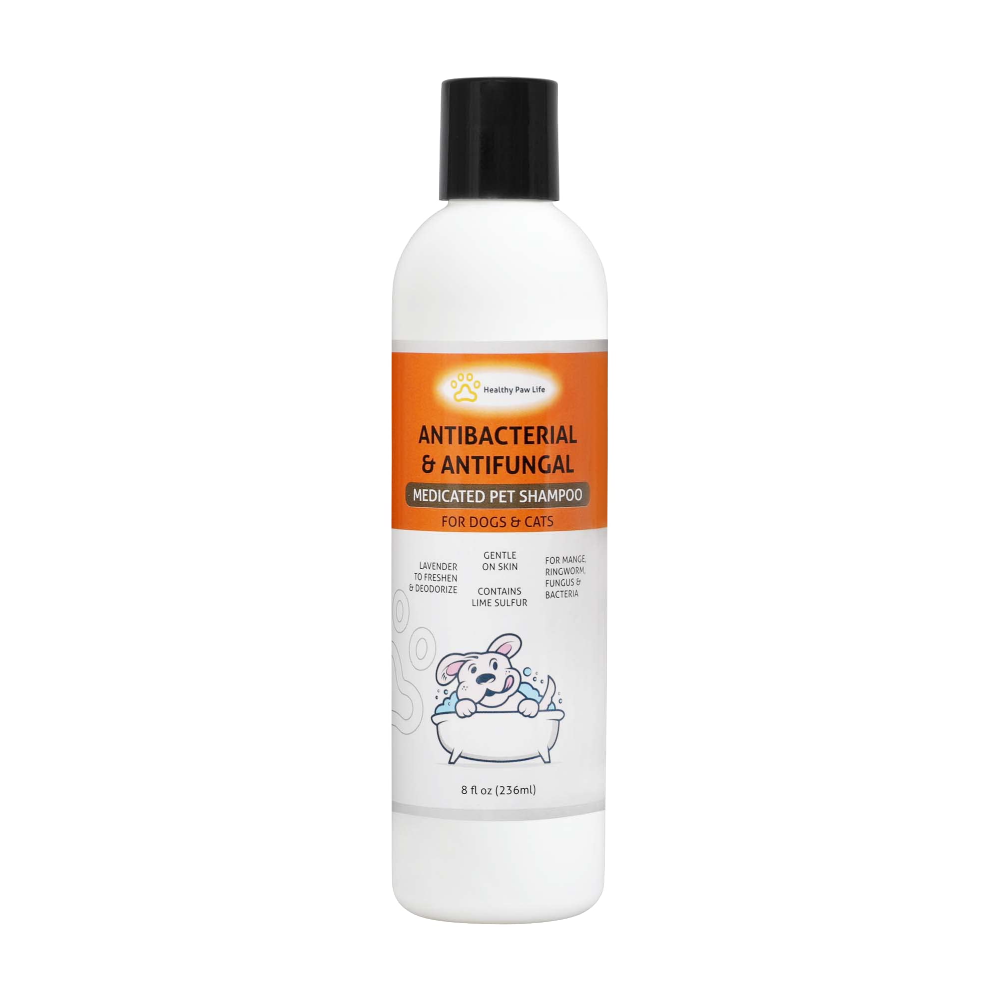 Lime Sulfur Pet Shampoo - Pet Care and Veterinary Solution for Itchy and Dry Skin - Safe for Dog, Cat, Puppy, Kitten, Horse