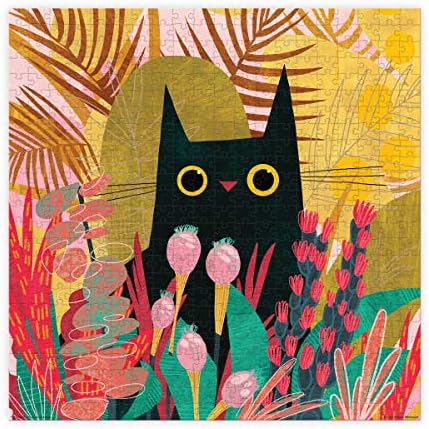 FRED Black CAT by Karen Obuhanych, 500 Piece Puzzle (5274227)