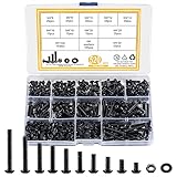 Metric Nuts and Bolts Assortment Kit, 520 Pcs M4