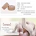 Syshion Self Adherent Cohesive Wrap Tape - 1 Inches X 6 Rolls - Non-woven Elastic Sports Finger Safety Bandage ( Skin Color)