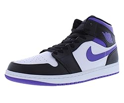 Nike Women's WMNS Air Jordan 1 Mid Trainers, Black
