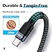 USB C to C Cable, AOJI[10ft+6.6ft+3.3ft] 3A Type C Double Ended Fast Charging Cord,Nylon Braided Power Charger for Samsung Galaxy Note 10 S11 11 Plus,Google Pixel 4 2 3 XL,Nintendo Switch,iPad Pro2018