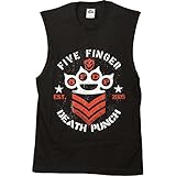 Five Finger Death Punch Men's Chevron Military Mens Tank Black