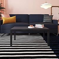 Dorel Home Products Parsons Modern Coffee Table, Black