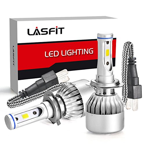 LASFIT H7 LED Headlight KitsCOB Flip Chips/Adjustable Beam 60W 7600LM