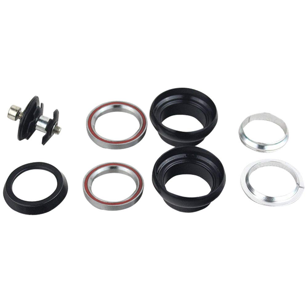 Riloer 34MM Mountain Bike Mountain Road Racing Bike 1-1/8" Threadless External Headset Sealed Cartridge Bearings
