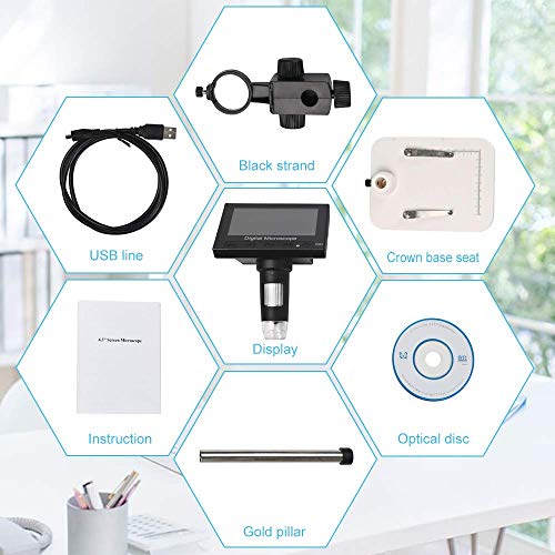 5 Microscope+10X+1000X+Magnification+Soldering+Appraisal