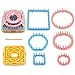 NUOLUX Flower Shape Knitting Looms Set Craft Kit Tool with Needle