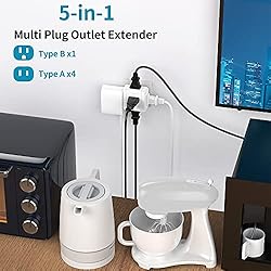 SUPERDANNY【2 Pack】 Multi Plug Outlet