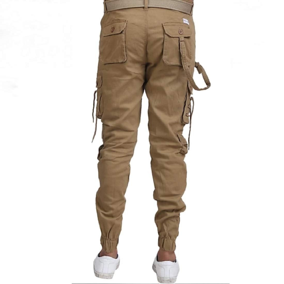 gold cargo pants