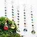 H&D 5pcs Chandelier Crystal Ball Prism Decorations Rainbow Maker Collection Hanging Crystal Suncatcher for Home Window,Garden Decor (Set 5pcs)