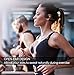 Bone Conduction Headphones Bluetooth 5.0 Open-Ear Wireless Sports Headsets w/Mic for Jogging Running Driving Cycling, Sweatproof and Lightweight-1.2 oz (Grey)