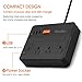 Power Strip with 3 USB & 4 Outlets & Switch Control for Various Appliances, Monokiller Surge Protector USB Charging Station with 6 Feet Power Cord Multiport Wall Charger for iPhone Android Devices