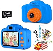 OZMI Kids Camera, Kids Toys for 3-10 Year Old Girls, Children Digital Cameras 1080P 2 Inch Toddler Video Best 