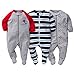 Gerber Sleep N' Play 3-6 Months Baby Boys Sports Outfits 3 Pack