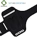 SOSONS Armband for Samsung Galaxy Note/S/A/F Series, Water Resistant Sports Gym Armband Case with Card Pockets and Key Slot (Black)