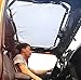 2 Door Jeep Wrangler Durable Strong Mesh Sunshade for (07-17) 2-Door Jeep Wrangler JK & JK Unlimited, SpiderWebShade Jkini, Full Top Sun Shade Mesh Shade Cover UV Protection Bikini top Cover net
