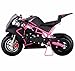 XtremepowerUS Gas-Powered Mini Pocket Motorcycle Ride-on Padded Seat 40cc 4-Stroke EPA Approved, Pink