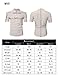 Kuulee MrWonder Men's Casual Henley Neck Short Sleeve Daily Look Linen Shirts Solid Beach Shirt Beige