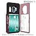 Galaxy S9, SKINU [Galaxy S9 Wallet Case] Galaxy S9 Charger Dual Layer Hidden Credit [S9 Card Case] Holder ID Slot Card Case with Inner USB Type C Adapter and Mirror for Galaxy S9 (2018) - Rose Gold