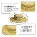 YR.Lover Outdoor UV Sun Protection Wide Brim Fishing Cap with Removable Flap Khaki