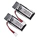 Wwman 2pcs 3.7V 350mah Batteries for UDI U818A WiFi FPV U845A U945 WiFi Rc Quadcopter Drone Spare Parts Battery