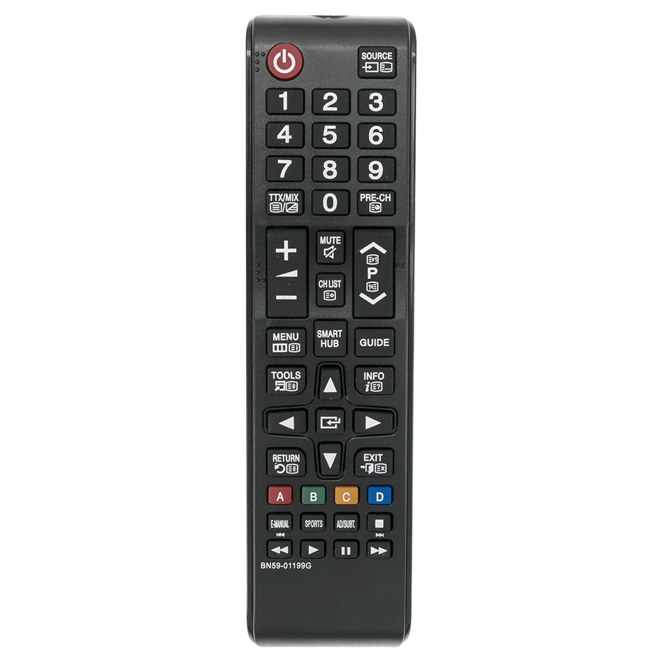 VINABTY BN59-01199G Remote Control fit for Samsung TV UE32J5205 UE40JU6050 UE40JU6060 UE32J5250 Ue32h4500 Ue32h4510 UE32J5270 UE32J5373 UE40J5200 UE40J5202 UE40J5205 UE40J5250 UE40J5270