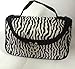 Blazers18 Fashion Zebra Pattern Lady Makeup Bag Women Portable Cosmetic Toiletry Bags Travel Storage Organizer