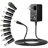 Belker 12V 2A 1.5A AC Adapter Charger Power Adapter Supply for 12 Volt Electronics - 2000mA Max.