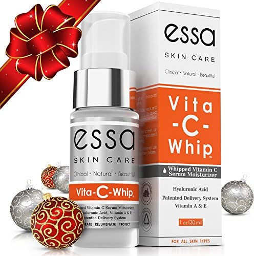 Essa Skin Care VITA-C-WHIP - Best Vitamin C Serum "Whipped" Moisturizer and Anti Wrinkle Skin Care Cream with Anti Aging benefits of Vitamin A, Hyaluronic Acid, Vitamin E (Citrus, 1 Ounce)