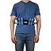 LiftAid Transfer and Walking Gait Belt with 6 Hand Grips and Quick-Release Buckle (Blue)