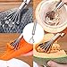 Coconut Scraper, Kmeivol Coconut Meat Removal Knife, Set of 2 Stainless Steel Coconut Grater Slicer, Multi-Purpose Stainless Steel Planer