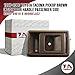 Interior Front & Rear Passenger Door Handle - Compatible with 1988-1992 Toyota Corolla, 89-95 4Runner, 89-95 Pickup, 95-00 Tacoma; 89-92 Geo Prizm - Brown, Plastic - OEM 69205-04010-B