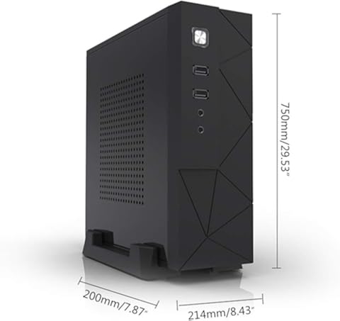 planuuik JX01 SECC Mini ITX HTpiece Chasis Juego Computadora Caja Caja Escritorio Pieza Gabinete