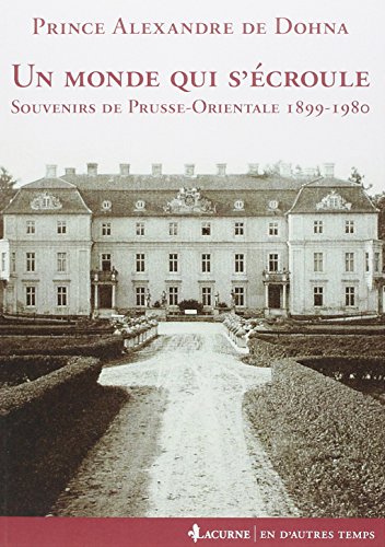 Un  monde qui s'écroule