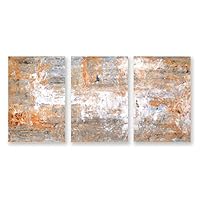 3 Piece Canvas Wall Art - Abstract Color - Canvas Prints Home Artwork Decoration for Living Room,Bedroom - 16