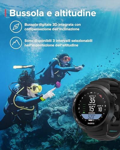 D5 Computer subacqueo, display a colori impermeabile 100m