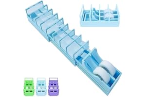 SHENSENCHAO Tape Dispenser for Packaging, Tape Holder for Convenient Cutting Assistant, Multi roll Ribbon Cutting Machine or Packaging, Handmade, Gift Packaging, Powerful and Sturdy (Green) (蓝色)