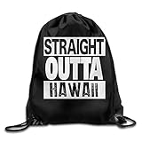 Straight Outta Hawaii Port Bag Drawstring Backpack