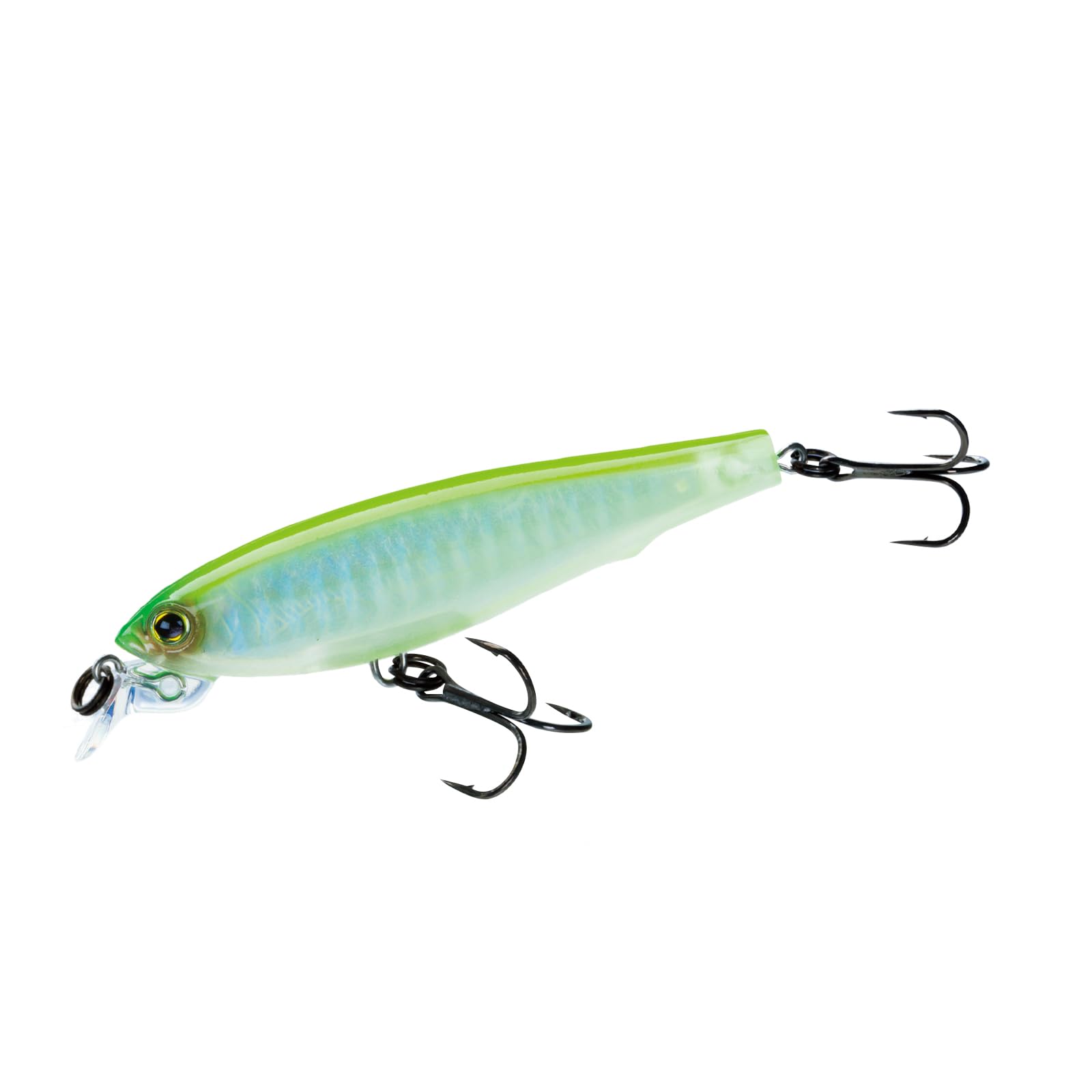 Yo-Zuri F1135 LSAC 3DS Minnow Suspending Lure, 2-3/4-Inch, Luminescent Aurora Chartreuse
