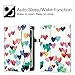 Fintie iPad 9.7 2018 2017 / iPad Air 2 / iPad Air Case - [Corner Protection] Multi-Angle Viewing Folio Cover w/Pocket, Auto Wake/Sleep for Apple iPad 6th / 5th Gen, iPad Air 1/2, Raining Hearts