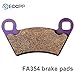 ECCPP Brake Pads Fits for Ranger 400 425 500 570 700 TM ETX, FA354 Front and Rear Brake Pads