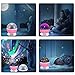 Girls Toys Age 2-10, Night Light Moon Star Rotating for Kids Baby Girls Toys for 3-10 Year Old Girls 2-10 Year Old Girl Gifts Birthday Best Christmas Xmas Halloween Gifts for Girls Pink DMUSNL03