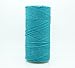TURQUOISE 1mm Waxed Polyester Twisted Cord Macrame Bracelet Thread Artisan String (180yards Spool)