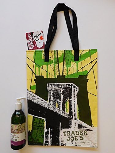 Trader Joe's Spa Lavender Hand & Body Lotion And NY Style Reusable Shopping Bag