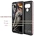 E LV Case for LG G6 - Hybrid [Scratch/Dust Proof] Armor Defender Slim Shock-Absorption Bumper Case for LG G6 (2017) - [Black/Rose Gold]