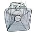 LUCKYAZ 1PCS Foldable Fishing Net Bait Trap Dip Cage Crab Fish Minnow Crawdad Shrimp